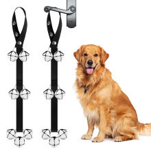 YHTCC 2 packs of dog doorbells, adjustable length dog training doorbell hung on the door knot, with 7 loud jingles