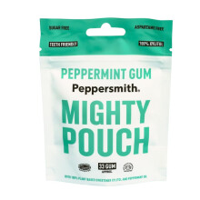 Peppersmith - British Peppermint Gum - Vegan Friendly - 100% Plant Based Xylitol - Natural Flavours - Freshens Breath - Sugar Free Gum