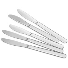 Funnydin Dinner Knives - Dinner Knives Set of 12, 8.3 Inch - Stainless Steel Knife Set, Table Knife for Kitchen, Hotel and Restaurant