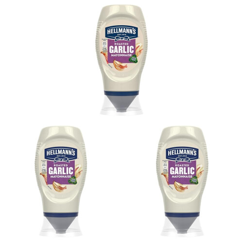 Hellmann's Roasted Garlic Mayonnaise Condiment Squeeze Bottle garlic