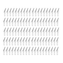 Modelcraft Set of 100x Fine Point Blades, Silver, 11, PKN1711/100