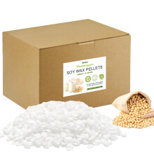 TRINIDa Soy Wax for Candle Making, 2KG SoyPRO Candle Wax Pellets, 100% Soy Wax Supplies of Candle Making for Adults and Beginners
