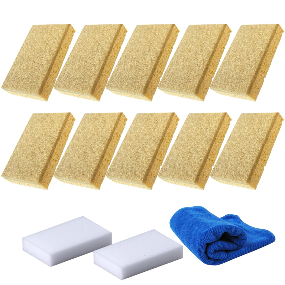 Kitchen Sponges, Eco Coconut Coir Sponge Scour Pads For Cleaning Heavy Duty Pots Pans Dishes 5051226713644
