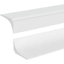 8M Silicone Shower Threshold Water Barrier,Wet Room Bathroom Floor Barrier,Shower Tray Sealing Strip,Bath Edging Seal Trim Strip,Water Retaining