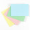Silvine 6x4 Assorted Colour Flash Cards - Lined (100 Record Cards) 4 Colours for Study, Presentations and Notes 4