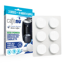 Caffenu Universal Descaling Tablets Compatible with Jura, Bosch, Melitta & Siemens - 6 Tablets x 9g – Coffee Machine Descaler
