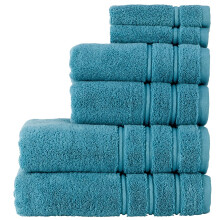 Christy Antalya Large Bath Towels | Set of 6 | 100% Turkish Cotton | 600GSM | Soft Plush Luxury Towel Set