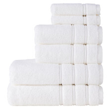 Christy Antalya Large Bath Towels | Set of 6 | 100% Turkish Cotton | 600GSM | Soft Plush Luxury Towel Set