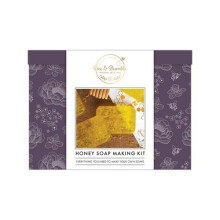 Bee & Bumble DIY Homemade Honey Scented Handmade Soap, 750g, Compound, Fragrance 4ml, Yellow Dye, Soap Moulds, Hobby Making Supplies Craft Kit