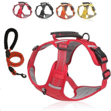 (XS, Yellow) Chewie Cozy Harness, Getchewie Dog Harness, Get Chewie with Reflective Pet Chest 1.5m