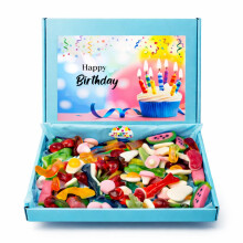 Birthday Sweets Gift Box – Pick and Mix Sweets Selection, Assorted Sweet Box Gift for Kids & Adults