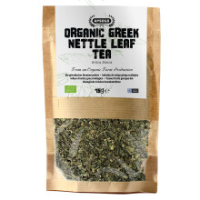 APSOGO Organic Greek Nettle Tea - Loose Leaf Herbal Infusion - Urtica Dioica - Detox & Wellness Support - Eco Pouch - 75g