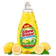 Elbow Grease Washing Up Liquid | Power Degreaser - Soap for Hand Washing Dishes, Pots, Pans & Glasses (Lemon, 750ml)