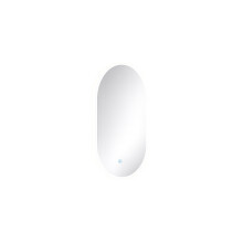 LED-Badezimmerspiegel, 90 x 55 cm, beschlagfrei, Touch-Steuerung