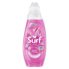 Surf Magnifi-Scent Wash Floral Fusion Laundry Liquid For Short Cycles Fast and Fabulous Fragrance 1.08 L (40 Washes)