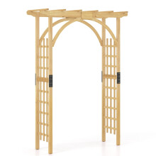 Hölzerner Gartenbogen für Kletterpflanzen, 213 cm hoch