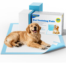 Puppy Training Pads 100 Pack - Large Dog Training Pads 60x60cm Super Absorbent Leak-Proof Anti-Slip Heavy Duty, 5-Layer Design with Quick Dry Surface
