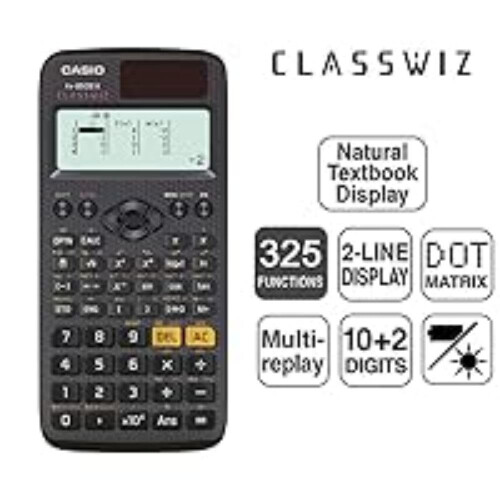 Casio Casio FX-85DE X ClassWiz Technical and Scientific Calculator - German menu guide and notation. 2