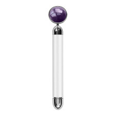(Massage bar) V Face Lifting Electric Facial Massager 3d Face Body Massage Roller Amethyst Eye Massager Skin Care Tool Birthday Gift For Women