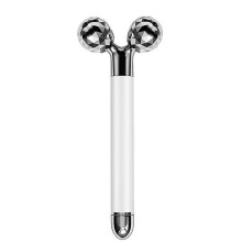 (3d roller) V Face Lifting Electric Facial Massager 3d Face Body Massage Roller Amethyst Eye Massager Skin Care Tool Birthday Gift For Women
