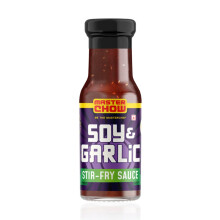 MasterChow Soy & Garlic Gravy 220g | Healthy, Low Calorie - Only 40 Kcal Per Serving | Non-Spicy Taste | With Real Oyster Sauce | Serves 4-5 Meals"
