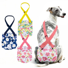 MICOOYO Dog Nappies Female Washable,Doggy Period Pants with Suspender, 3 Pack Dog Diapers Female, Adjustable Hygiene Pants for Pets(Small,PBY)