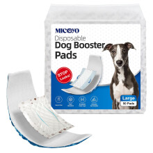 MICOOYO Disposable Dog Diaper Liners, Dog Booster Pads for Male Female Dogs, Super Absorbent Period Dog Inserts Pads for Nappies Pants