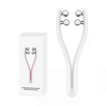 (White) Face Lifting Roller Facial Massager Y Shape Lifting Facial Massager Chin Lift Up Home Use Beauty Instrument Skin Care Tool