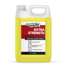 Chemical Trade Store - Dishwasher Rinse Aid - Lemon - 2.5 Litre Commercial Dishwashers Rapid Drying Streak-Free Finish on Glassware Plates & Cutlery