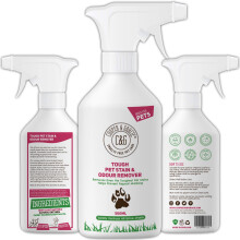 C&G Pets Tough Pet Stain, Urine, and Odor Remover 500ML | Cat and Dog Formula with Natural Enzymes by Cooper and Gracie | Anti-Bacterial, Anti-Fungal