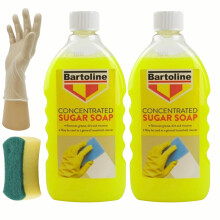 2 X Sugar Soap Liquid Concentrate Cleaner, 500ml, Powerful Cleaner for Paintwork and Household Use, Ideal Sugar Soap for Walls and Cleaning