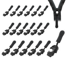 18 Pcs Zip Repair Kit, 3 Sizes Universal Replacement Zipper Repair, Removable Universal Zipper Repairer