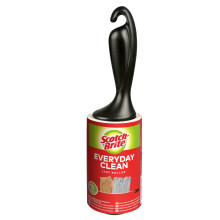 Scotch-Brite Everyday Clean Lint Roller - 1 Roll 30 sheets 4,55 m - Works Great on Pet Hair, Clothing, Furniture and More, Black