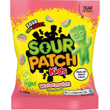 Sour Patch Kids Watermelon, Fruity & Tangy Watermelon Flavoured Sour Sweets, 130 g (Pack of 1)