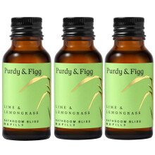 Purdy & Figg | Bathroom Bliss Refill Kit | All Natural Gentle Non Toxic Organic Essential Oils Cleaner