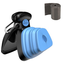 Brifit Portable Pet Pooper Scooper for Dog Cat, Dog Pooper Scooper, Handheld Animal Waste Picker with Poo Bag Dispenser & 1 Roll Waste Bags Small