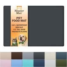 Neater Pet Brands Neater Mat Pet Mats for Food and Water, Cat & Dog Bowl Mat Waterproof Silicone, Feeding Tray, Dog Food Mats for Floors