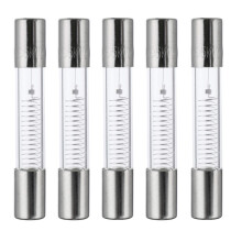 BOJACK 800 mA 5 KV 6 x 40 mm Fast Blow High Voltage Microwave Oven Protection Fuses 0.24 x 1.6 Inch 0.8 amp 5000 volt Glass tube fuse(Pack of 5 Pcs)
