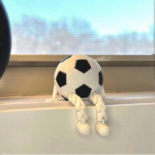 (C) Sports Ball Figurine Collection Miniature Basketball Soccer Baseball Volleyball A-F