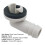 Plastic Air Conditioner Ac Drain Hose Connector Elbow Fitting with Rubber Ring-hy 5