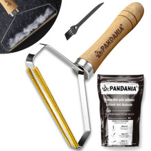 PANDANIA 2026 Edition - Magic Lint Brush Carpet Scraper for Pet Hair | Reusable Rake for Fluff, Rugs, Stairs & Clothes |Shaver