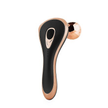 (Black gold with box) 3D Roller Face Lifting Massager Skin Tighten Anti Wrinkle Massager Facial Body Slimming Shaping Massage Machine Skin Care Tool