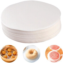 500Pcs 9cm Burger Paper Non Stick, 3.54 Inch Hamburger Patty Papers Burger Paper Sheets Burger Press Wax Discs Papers Cake Tin Liners Wrapping