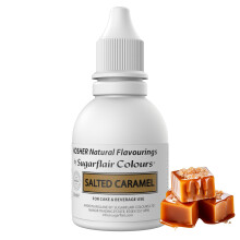 Sugarflair Salted Caramel Flavouring - Natural Food Flavouring for Baking, Cakes, Ice Creams, Chocolates