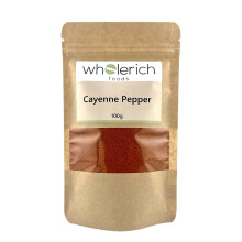 Cayenne Pepper 100g | Spice to Add Heat for Everyday Cooking - Wholerich Foods