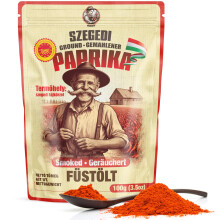 Hungarian Smoked Paprika from Szeged, Hungary (100g, Sweet) Smoked Mild Paprika Spice Powder, No Additives