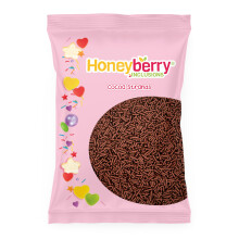 Cocoa Sugar Strands Sprinkles 55g Sachet - Natural Vermicelli Chocolate Style Sprinkles - Perfect for Baking, Cupcake and Cake Decorations, Ice Cream