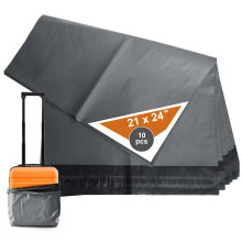 10 x (21"x24") Self-Sealing Extra Large Postage bag, 53cm x 61cm x 5cm Extra Strong Parcel bag for Clothes, Shipping and Packaging