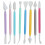 WOLMIK Fondant Tools, 8 Pcs Cake Decorating Tools Icing Sugar Clay Tools Sculpting Cake Modelling Tools Baking Accessories DIY Tool 1