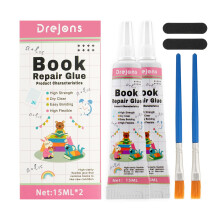 Book Binding Glue, Craft Glue Dries Clear and Remains Flexible, Used for Paper Crafts, Framing, Collages